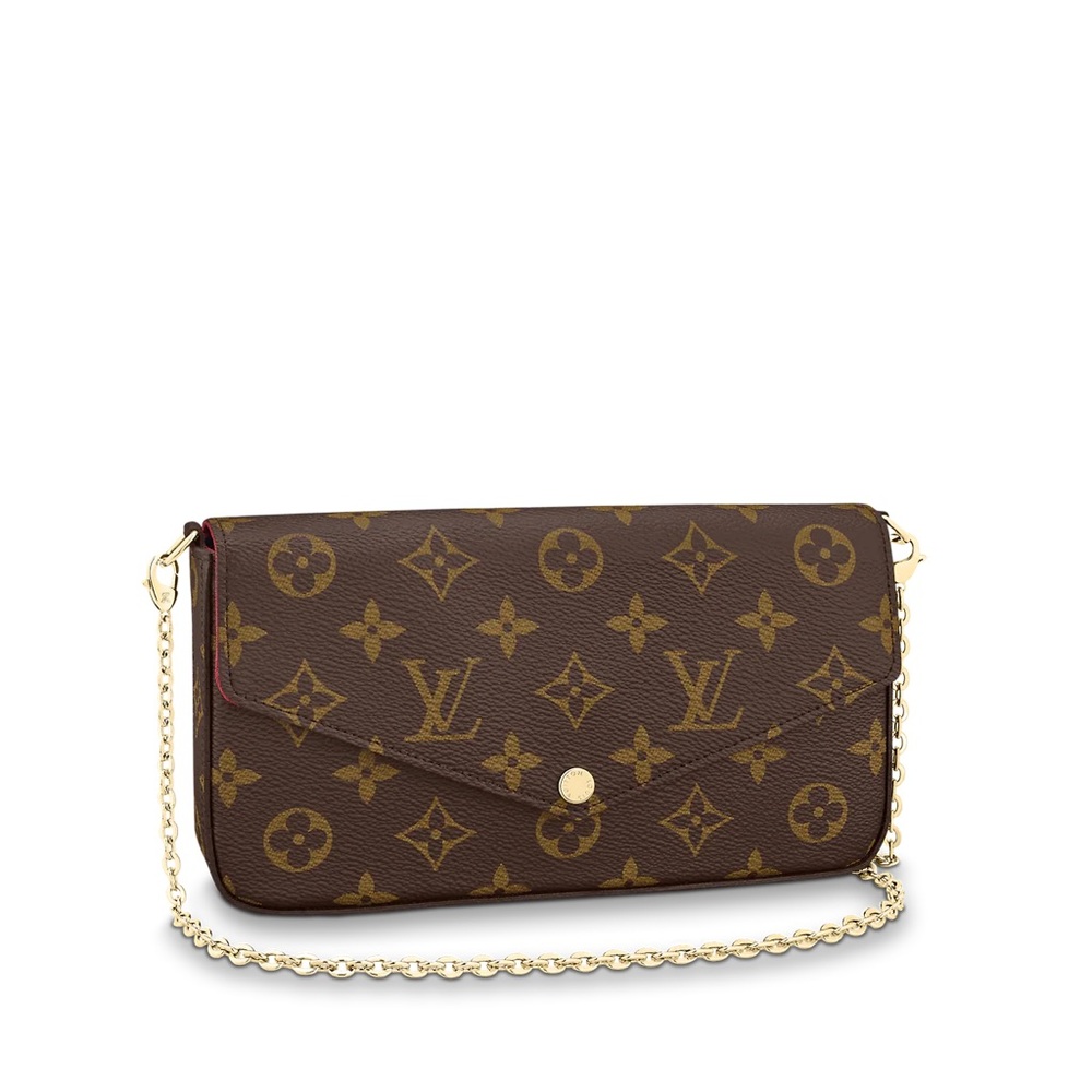 LOUIS VUITTON MONOGRAM FELICIE CROSSBODY BAG POUCH